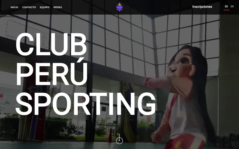 Página de inicio de Club Perú Sporting